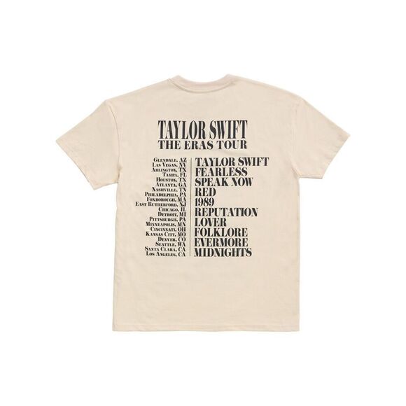 TAYLOR SWIFT THE ERAS Tour Through LA Tee Shirt Size L 100% Cotton - Picture 4 of 4